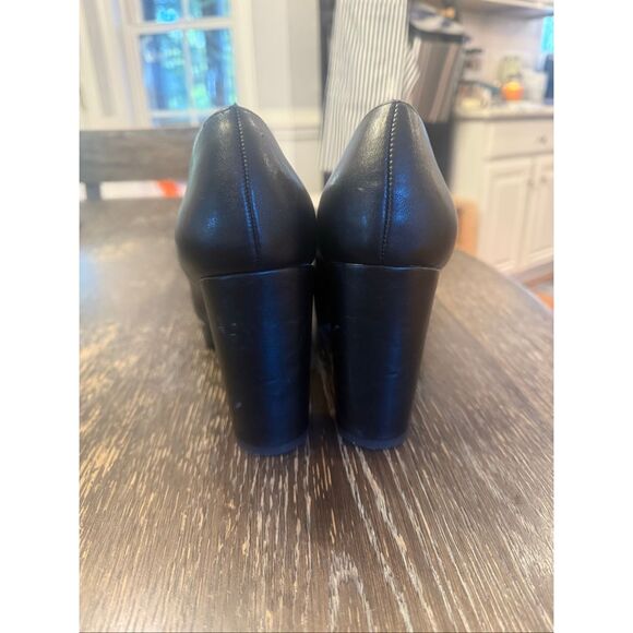 Naturalizer Berlin Black Platform Block Heel Pump sz 8.5 EUC - Picture 2 of 14